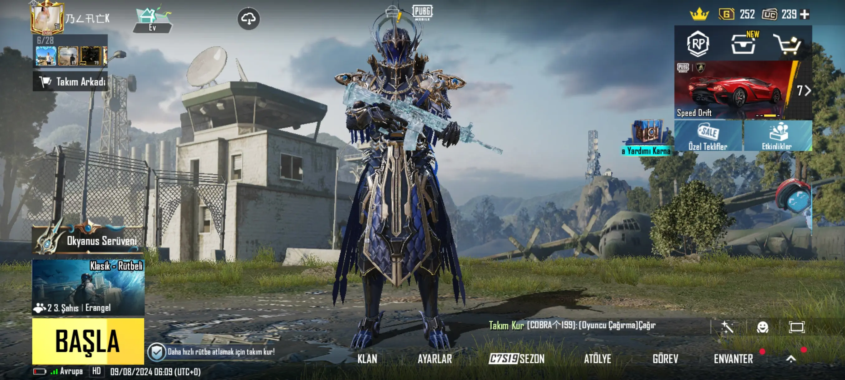 Satılık Buz Diyarı 7 Poseidon 4 sv. Dolu Hesap