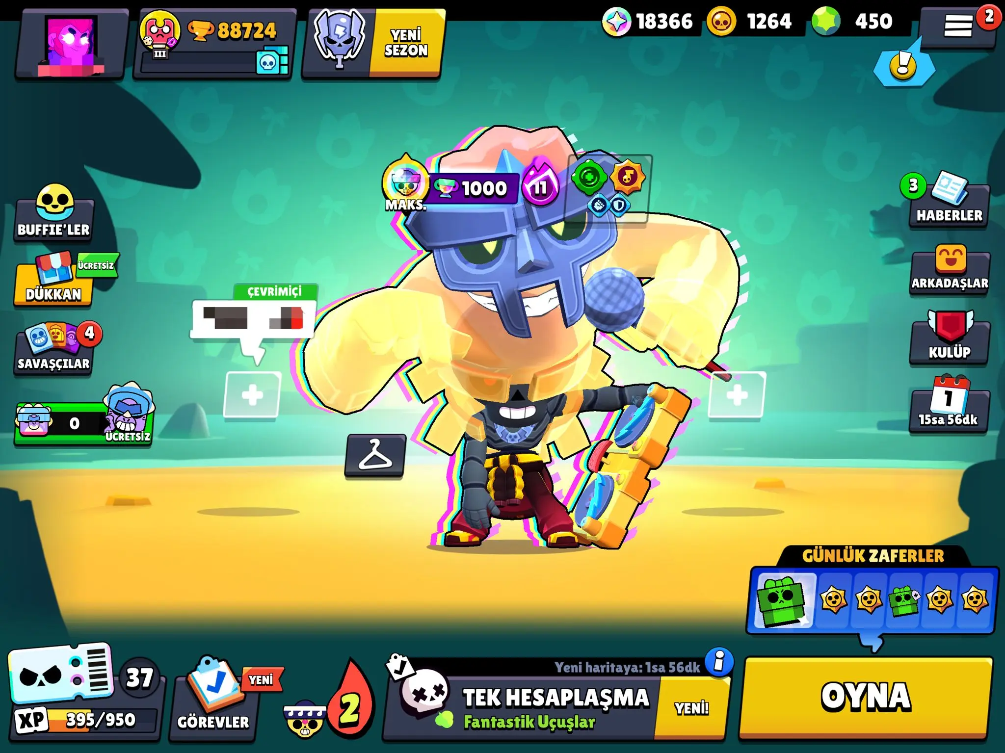 88K Kupa ve 43K 3v3 Zafer