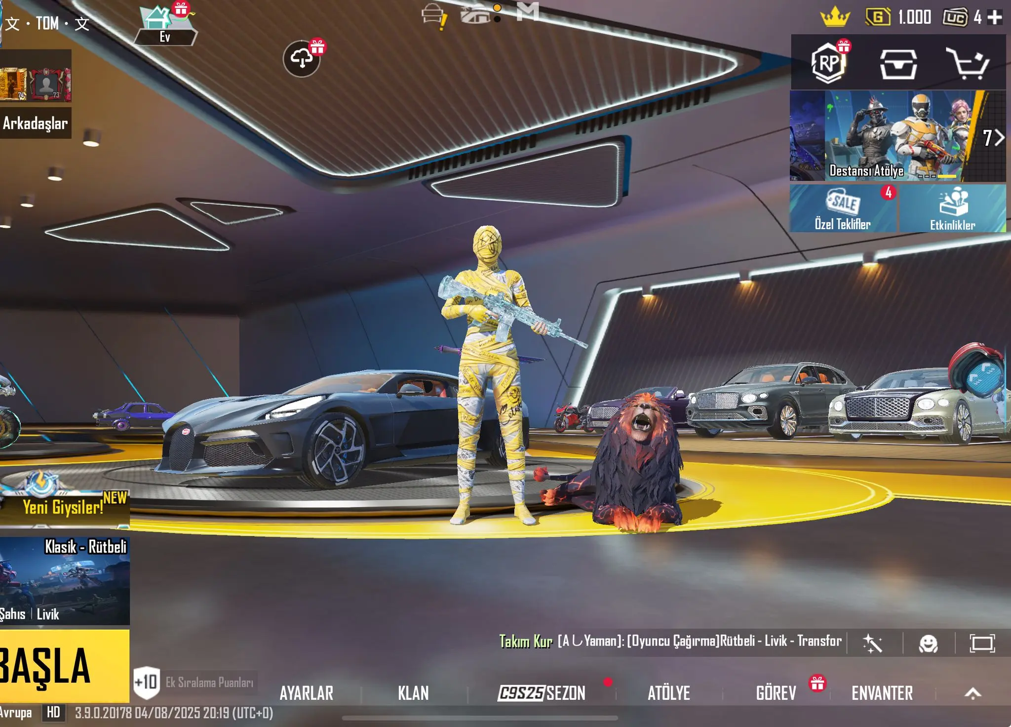 Full+Full Pubg mobile hesap Uzmanlara yakışır..